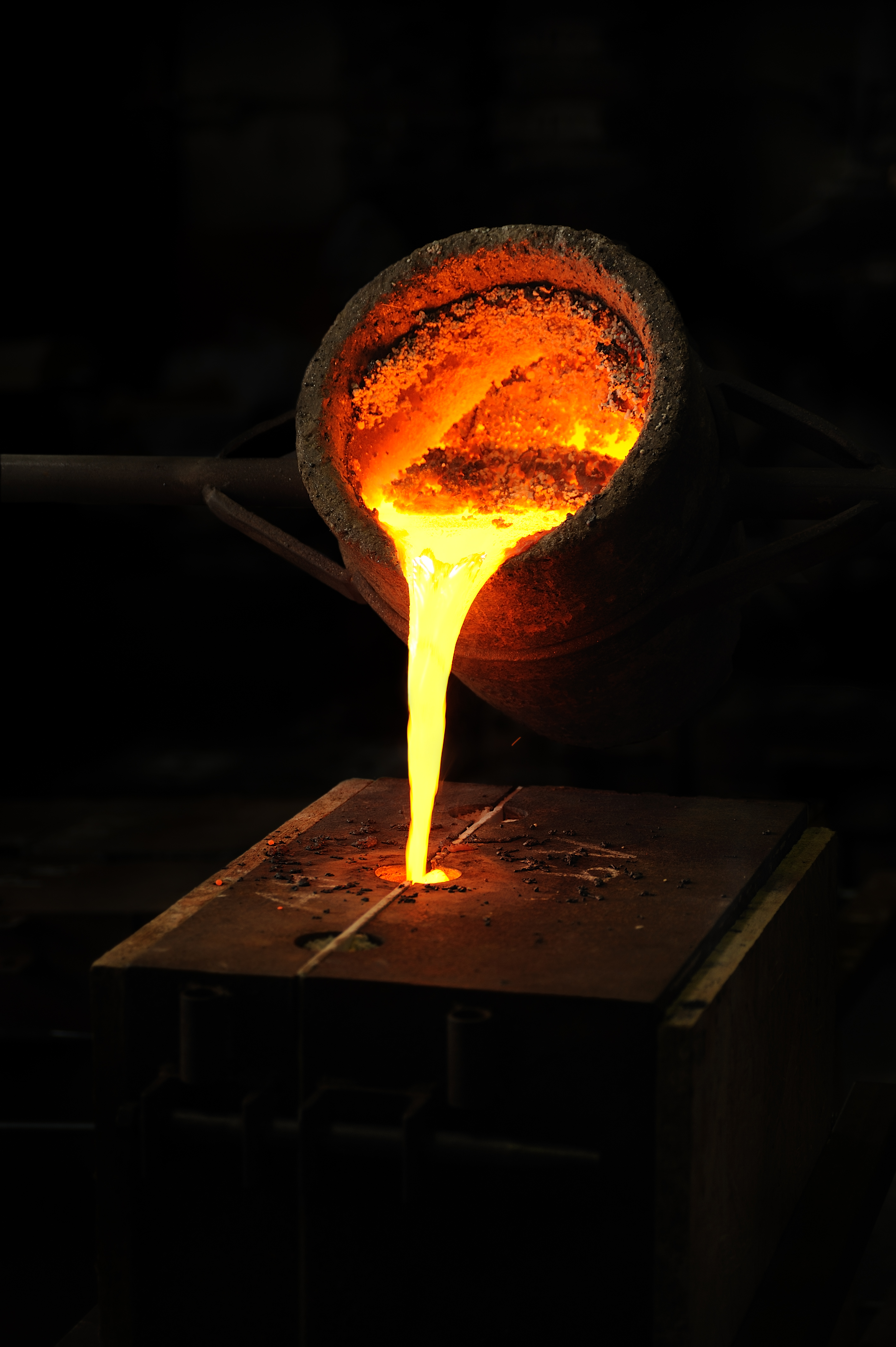 Industrial foundry casting metal for defense